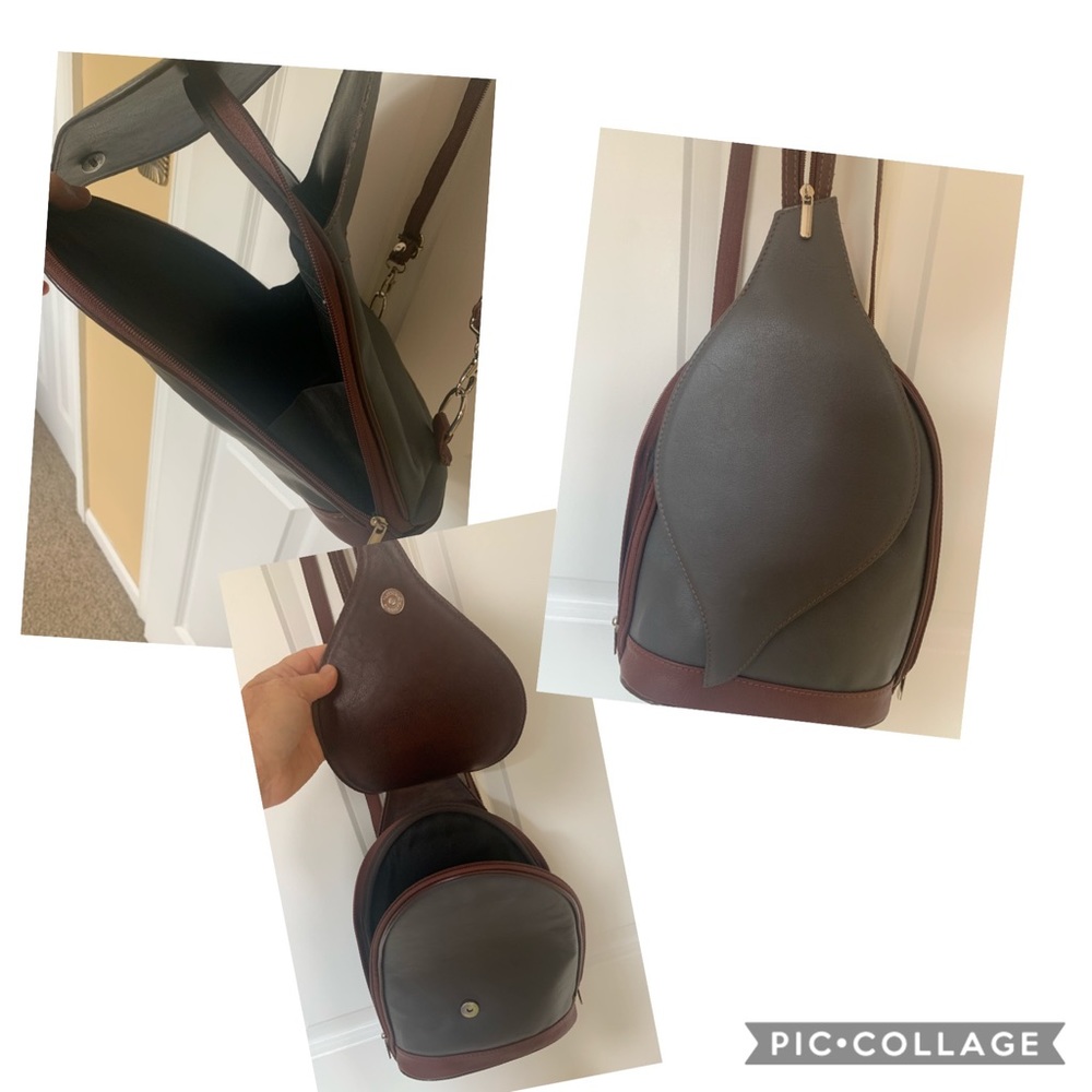 NWOT Italian Leather Backpack